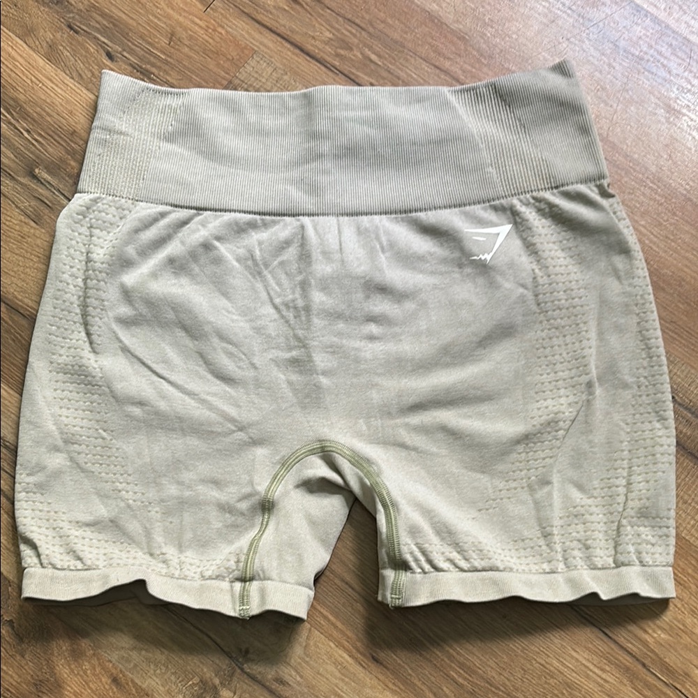 Gymshark Beige Bike Shorts